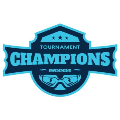 Champions Tournament Swimming logo template Thumbnail