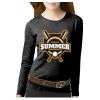 Women's Long Sleeve Premium Jersey Tee Thumbnail
