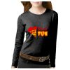 Women's Long Sleeve Premium Jersey Tee Thumbnail