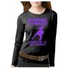 Women's Long Sleeve Premium Jersey Tee Thumbnail
